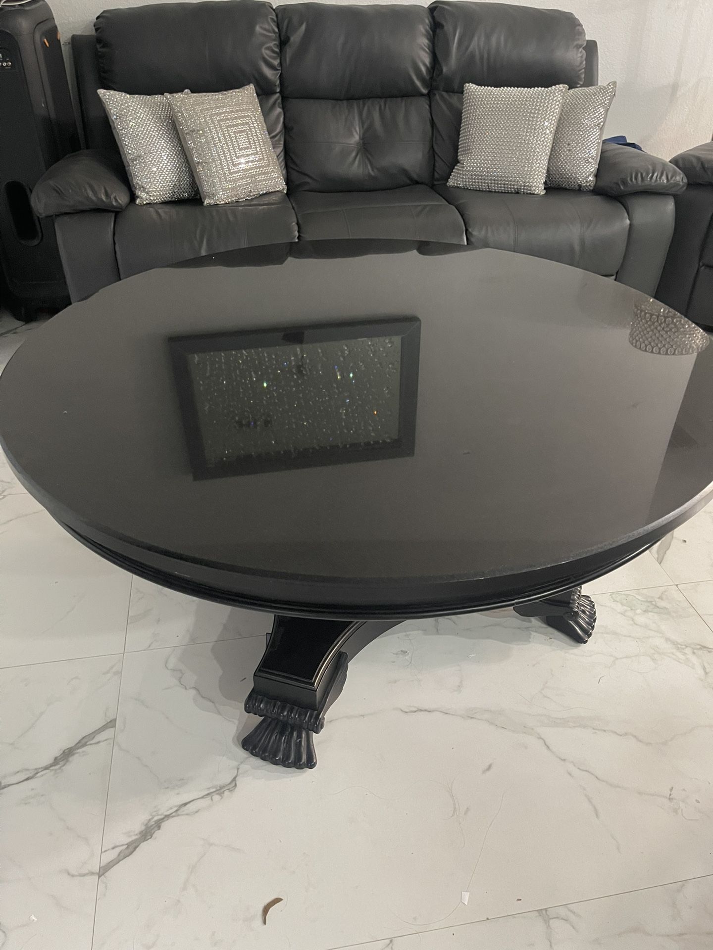 Black coffee table
