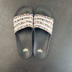 Adidas Floral Slides