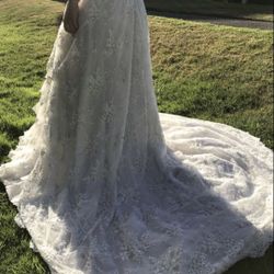 Hand made wedding dress