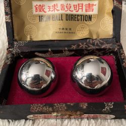 Baoding balls (also known as Chinese health or stress balls)