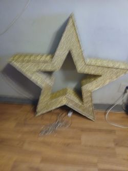 Holiday star 41" tall 44" wide