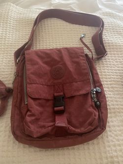 Kipling Burgundy Crossbody Bag