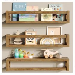 TidyCorner Upgraded Thick Floating Shelves - Multi-Use Wall-Mounted