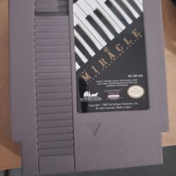 Miracle Piano Teaching  Nintendo Entertainment NES Cartridge