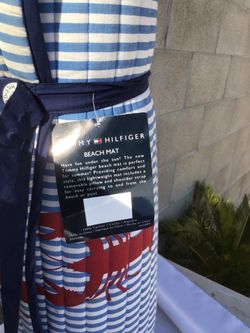🦞 NWT 🦞 📍Two 📍Tommy Hilfiger Beach Mats w/Built-In Pillow(s) 💥 61” X 24” 💥