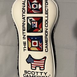 2018 Scotty Cameron “The International” Driver Headcover – RARE White 