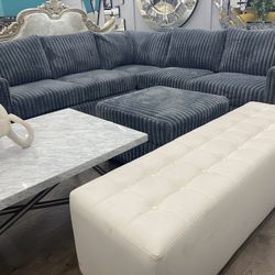 Gorgeous Sectional with ottoman Onsale For $699 