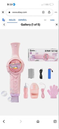 Fog bubble machine,magic smoke bubble wand foe kid,pink