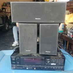 Sony Stereo Receiver & Speakers