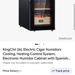 cigar humidor brand new in box 26l