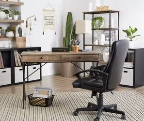 Two drawer writing desk