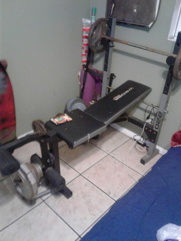 Bench Weight Weider Pro 220 With Weights For Sale In Hacienda