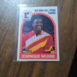 DOMINIQUE WILKINS BASKETBALL CARD.