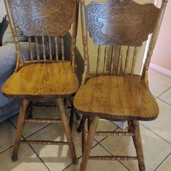 Oak Bar Stools 