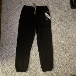 JET BLACK MEDIUM SWEATPANTS 