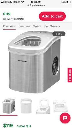 Frigidaire ice maker