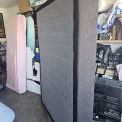 Full Size Mattress & Box Spring & Clothes Cabinet FREE