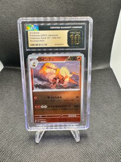 CGC Pristine 10 Arcanine Reverse Holo Pokémon 151