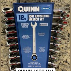 Quinn 12pc MM Wrench Set #23460