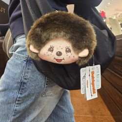 Monchichi Keychain Or Bag Chain Pouch 