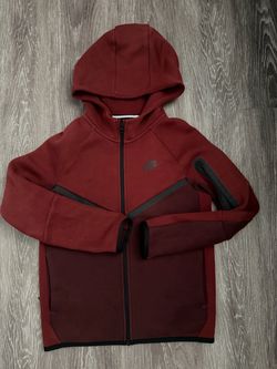 Burgundy Nike Tech Boys L