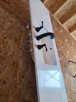 Bathroom cabinets & granite