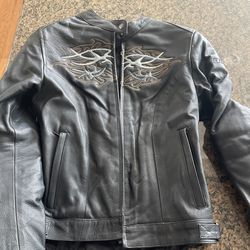 Women's Leather Motorcycle Jacket