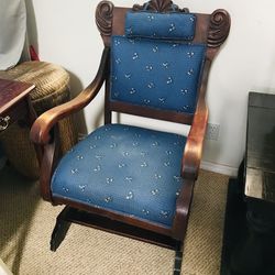 Antique Mahogany Rocking Chair 