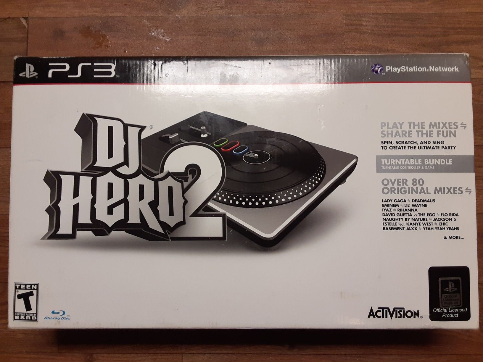 DJ HERO 2 PS3 TURNTABLE BUNDLE