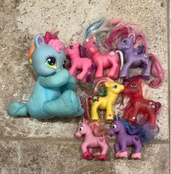 My Little Pony Figures Lot with Plush