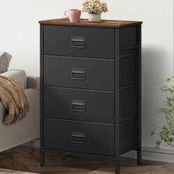 4 Drawer Dresser With Fabric Drawers