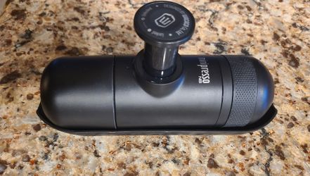 Minipresso Single Cup Espresso Maker with Carrying Case by Wacco - Portable Travel Espresso Press