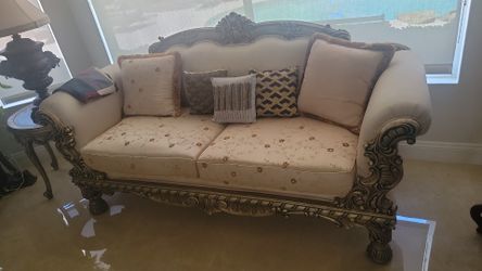 Beautiful Carved Sofa,imported 