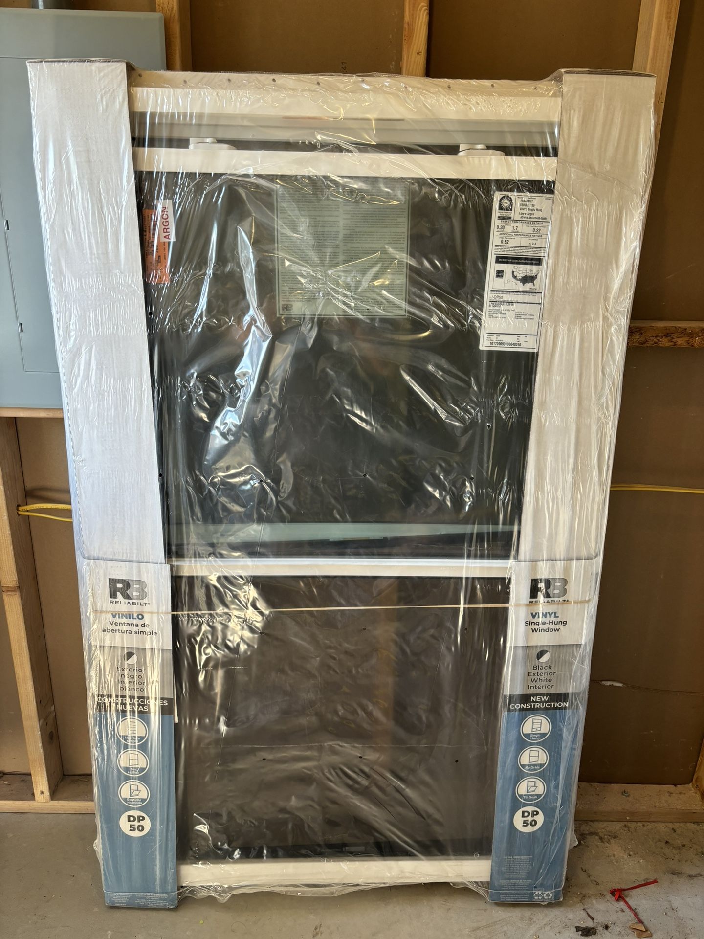 New Vinyl Window- 36x 60 Reliabilt