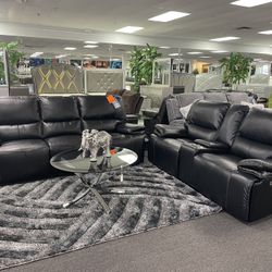 Beautiful 2 Piece Sofa And Love Power Reclining In Stock Huge Blowout Sale 