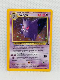 Gengar Fossil Set Pokemon
