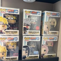 20 Naruto Funko pops 