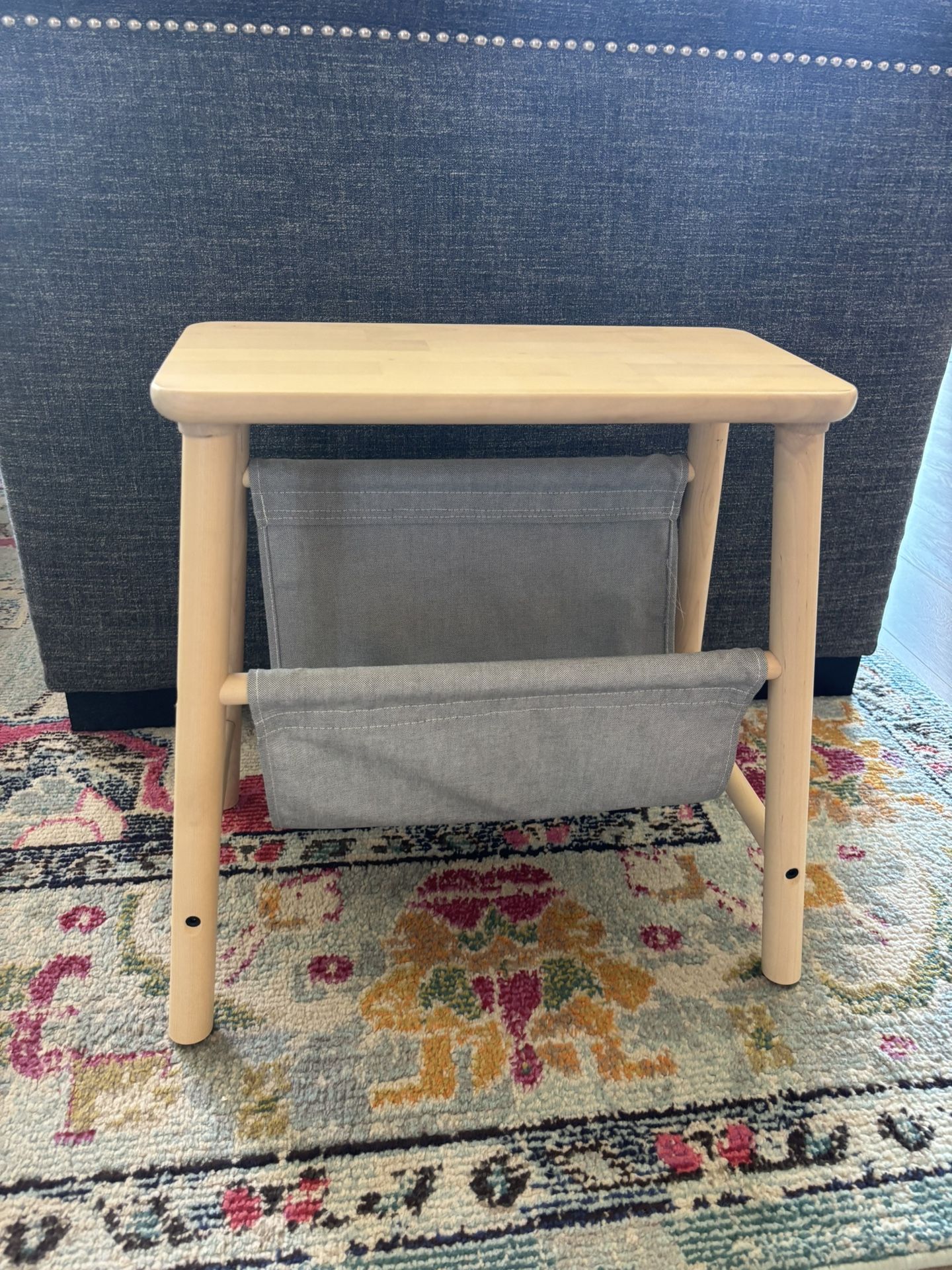 IKEA VILTO storage stool 48x30x45 cm birch
