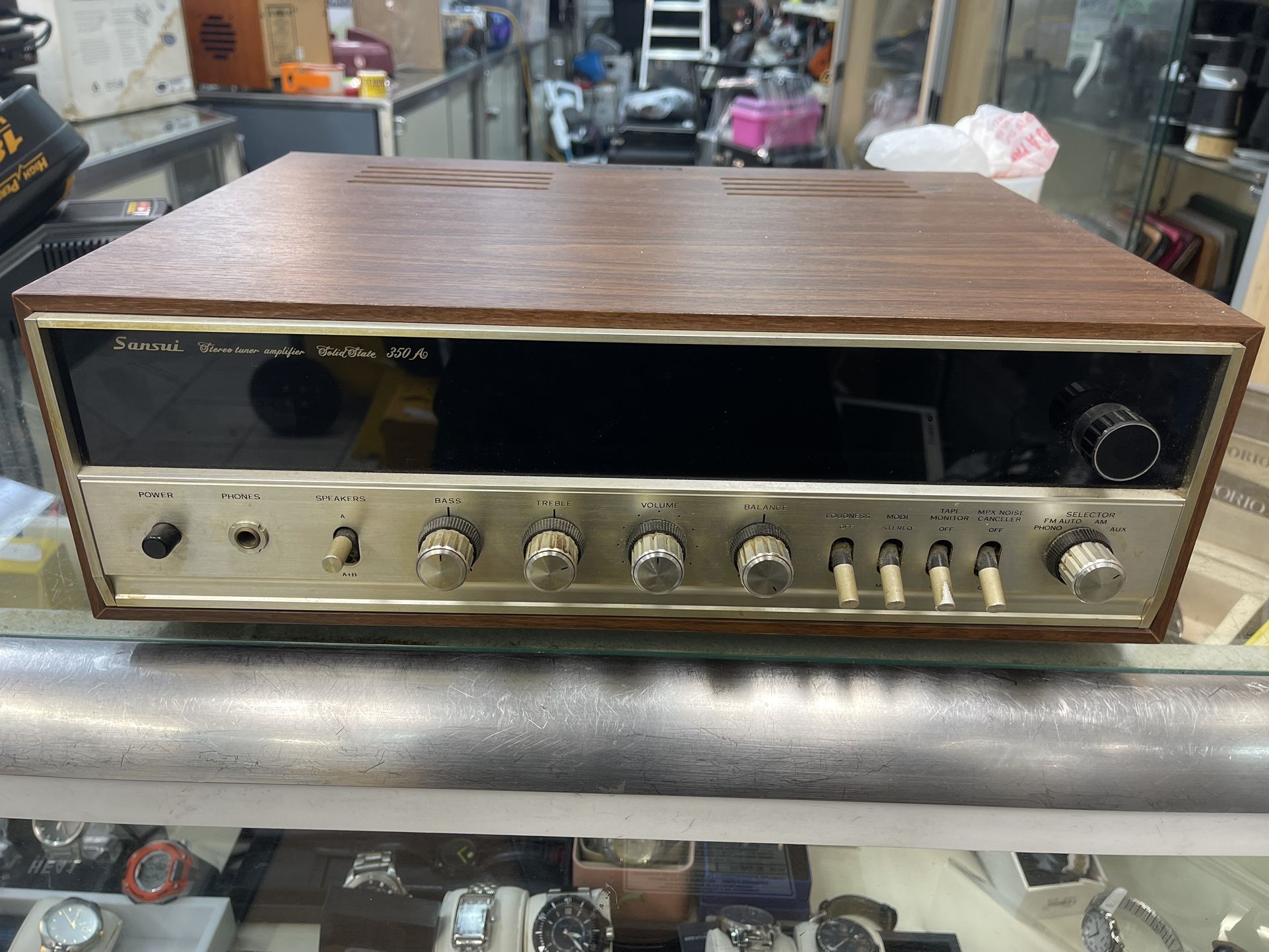 Sansui Vintage Stereo Receiver Model 350a -very Nice!