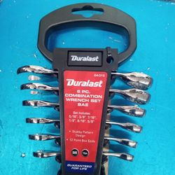 Duralast six piece combination wrench set 64-015 also perfect for the house shipping available