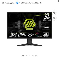 MSI 180HZ MONITOR 27IN