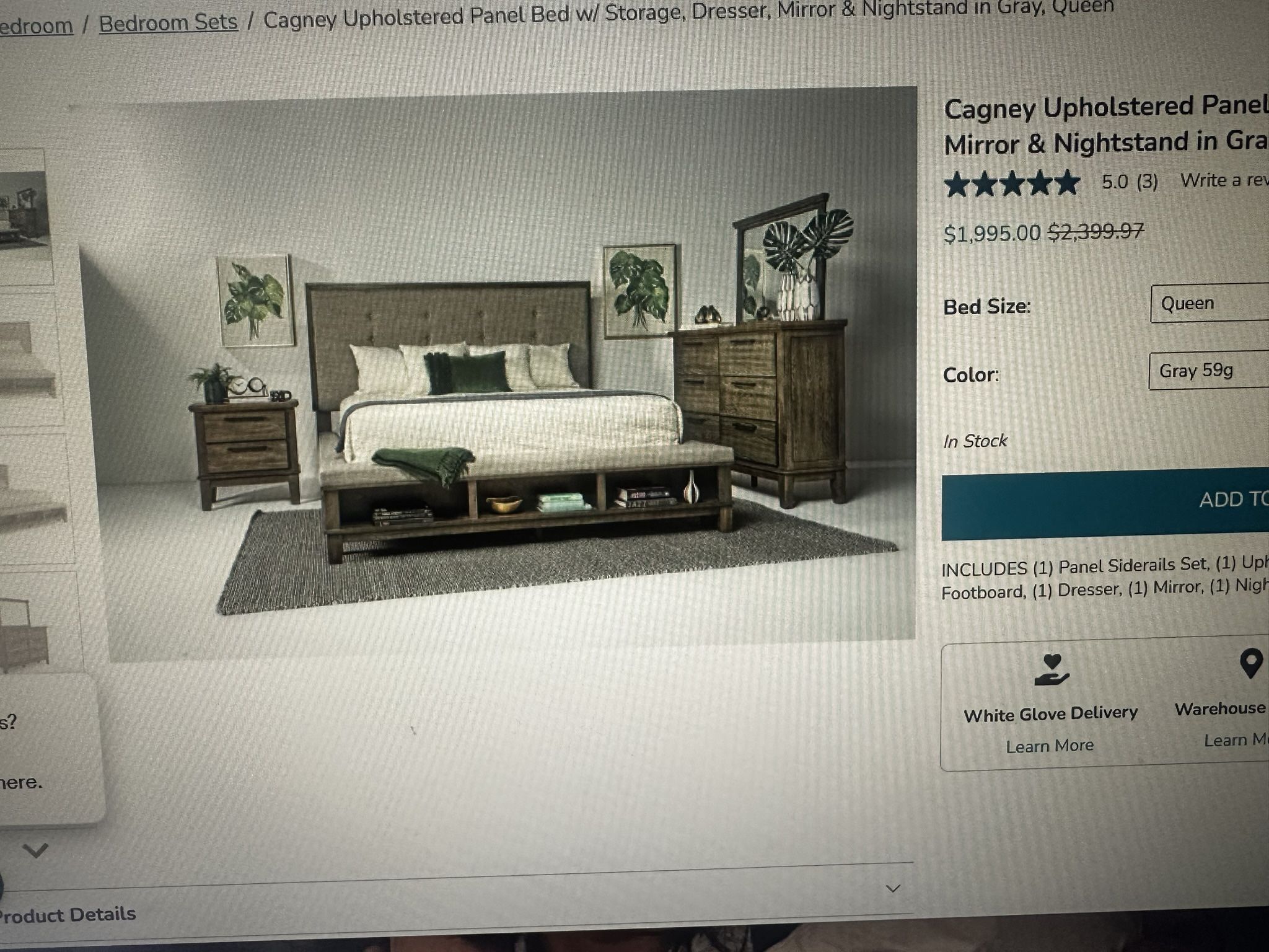 Queen Bed Room Set