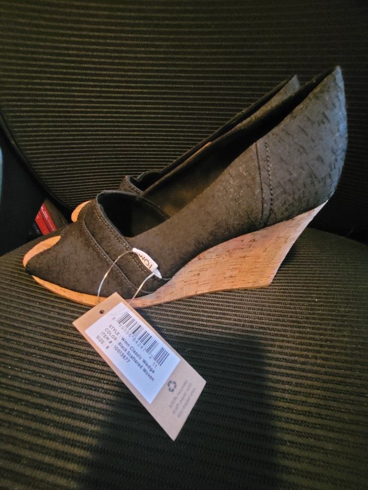 Toms Peep toe Wedge