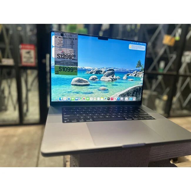 Early Black Friday Sale! Apple 16" MacBook Pro Retina M1 Pro 10-Core CPU, 16-Core GPU, 32GB Ram, 512GB SSD 2021