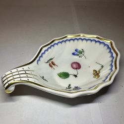 Vintage Bone China Made in Italy Scalloped Mini Tray