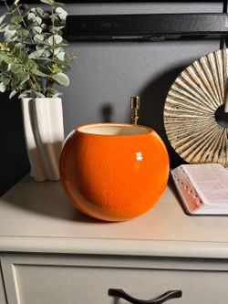 Large Orange Ceramic Decorative Bowl – Good Condition – $35 OBO