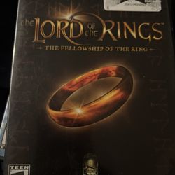 Lord of the Rings: Fellowship of the Ring (PlayStation 2, 2002) preowned w/book