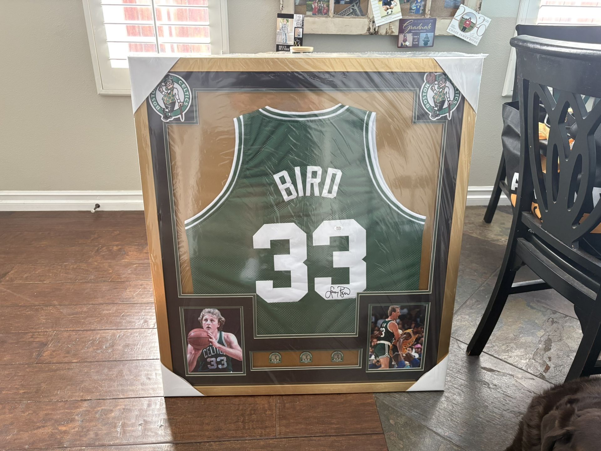 Autographed Larry Bird NBA Jersey