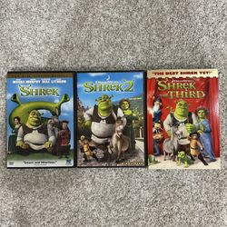 Shrek DVD’s