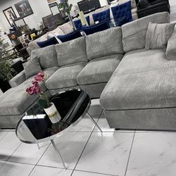 Double Chaise Sectional ✨ Easy Financing Available ✨ No Credit Needed 